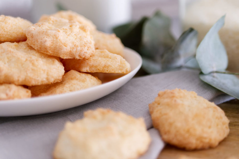 Kokosmakronen – glutenfreie Weihnachtsbäckerei | Panama Quadrat