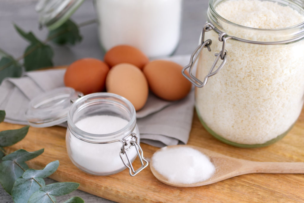 Kokosmakronen – glutenfreie Weihnachtsbäckerei | Panama Quadrat