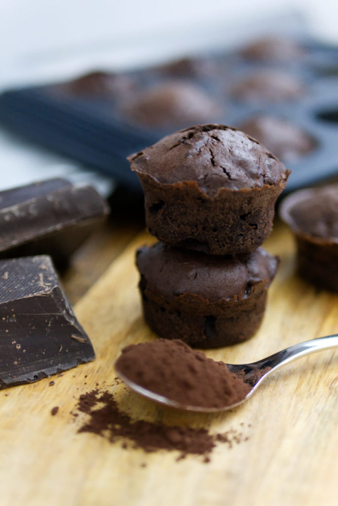 Deep Chocolate Muffins | glutenfrei und lecker | Saftige Muffins mit ganz viel Kakao und Schokolade | Panama Quadrat