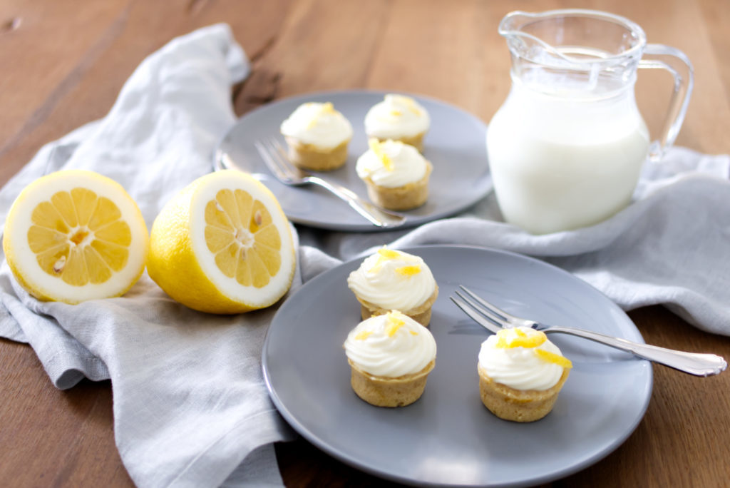 Sommerliche Buttermilch Cupcakes mit Zitrone | Panama Quadrat